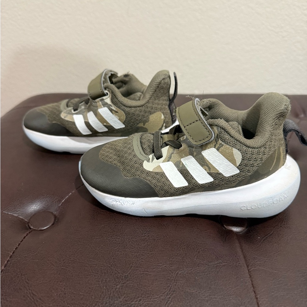 Adidas Fortarun 3.0 Olive Strata Camo Toddler 9.5